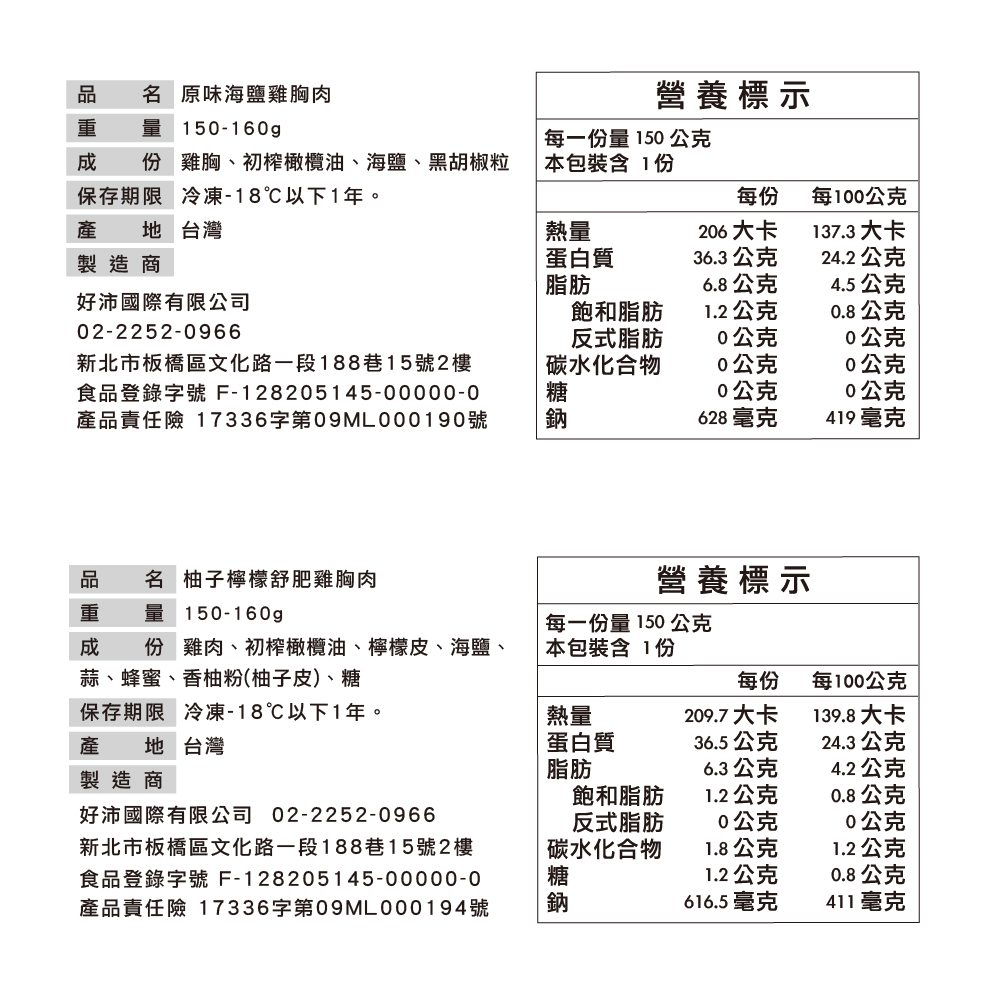 【菜霸子嚴選x日日食好】雞胸肉組合B